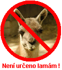 není určeno lamám