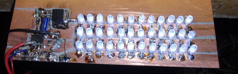 LED stroboscope (strobe light)